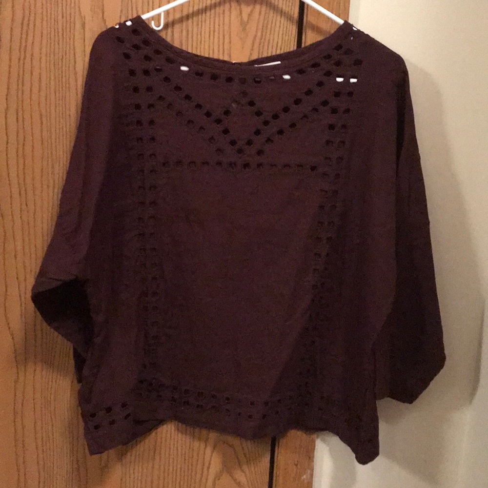 Maroon shirt